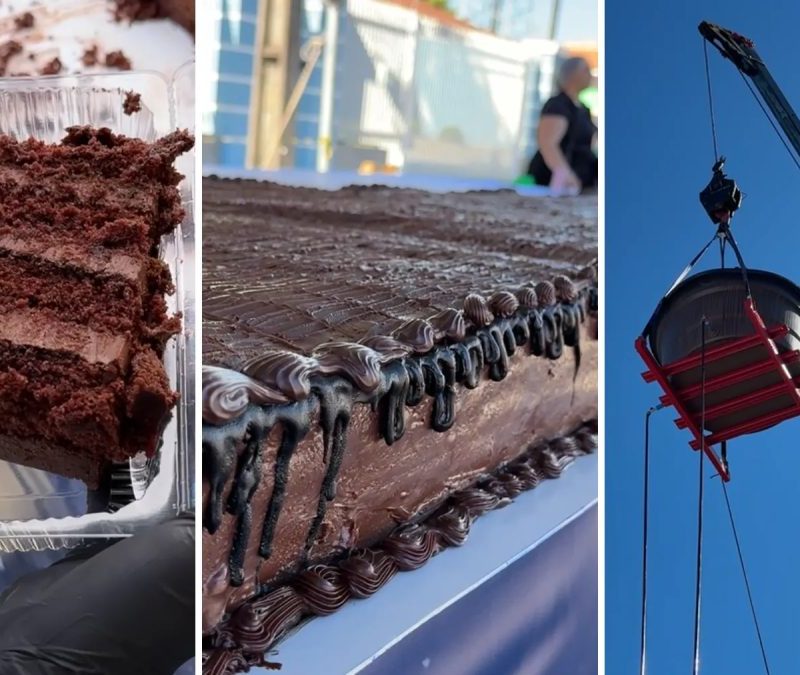 Confeiteira paranaense cria bolo gigante de duas toneladas inspirado em filme clássico