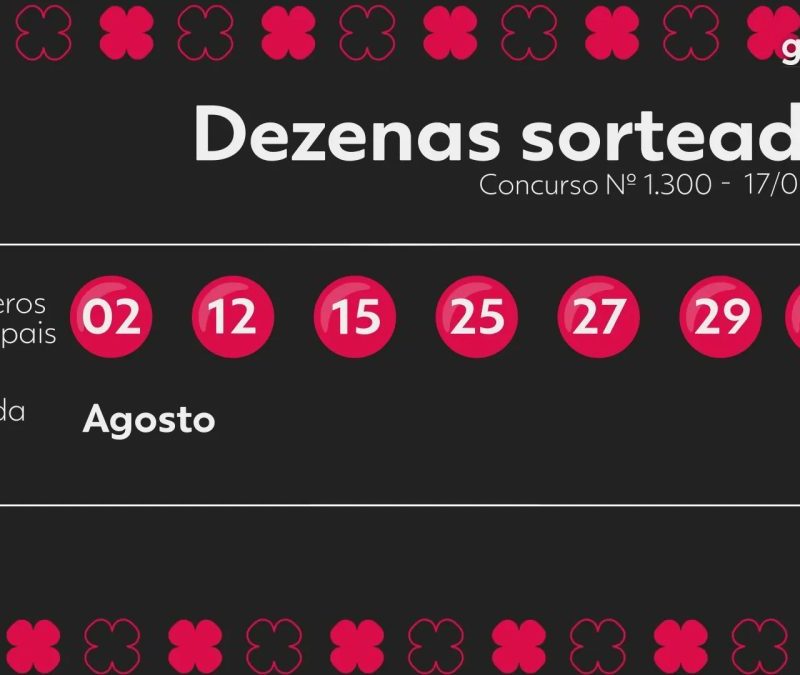 Dia de Sorte 1300: veja o resultado e números sorteados nesta quinta