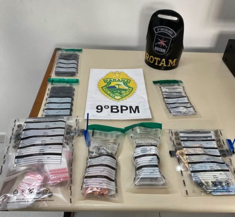 Paranaguá: suspeito de homicídio é preso com drogas e câmera