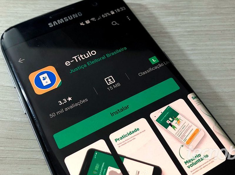 e-Título poderá ser baixado inclusive no dia da eleição