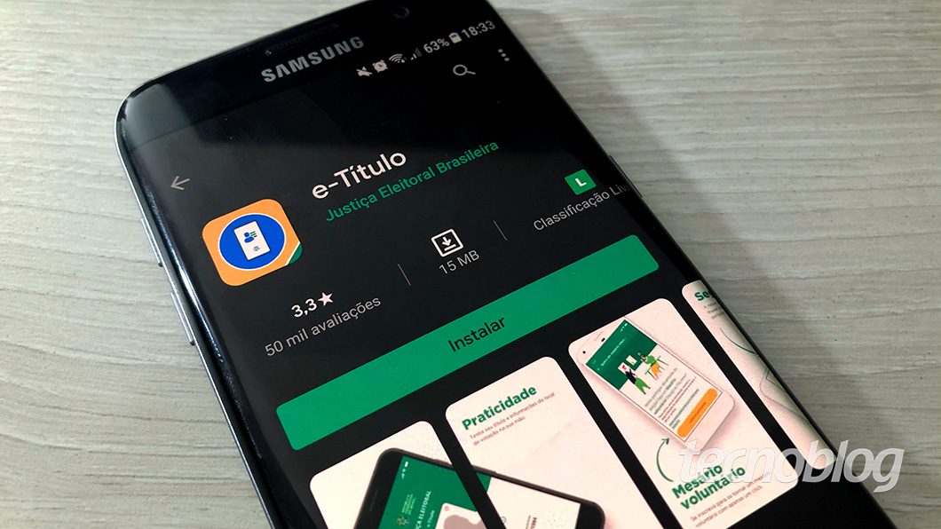 e-Título poderá ser baixado inclusive no dia da eleição