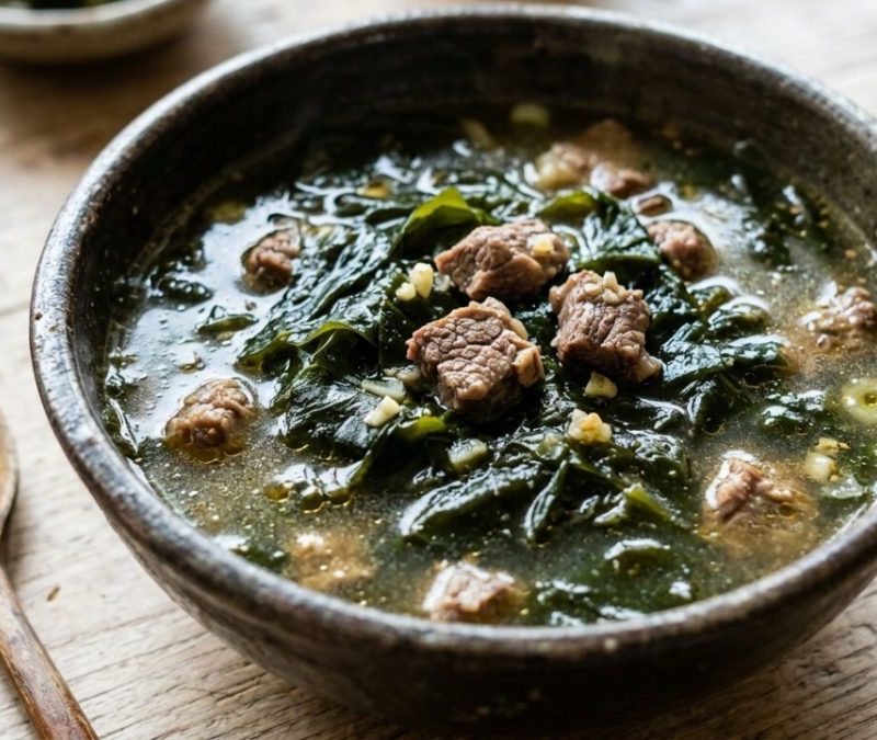 Como fazer sopa de algas coreana na panela elétrica de arroz