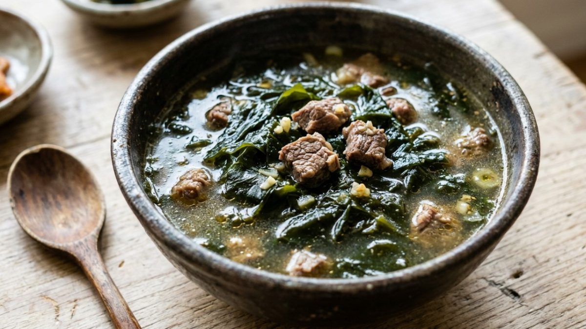 Experimente preparar a sopa de algas na panela elétrica de arroz em vez de usar uma panela comum, como eu não descobri essa dica antes