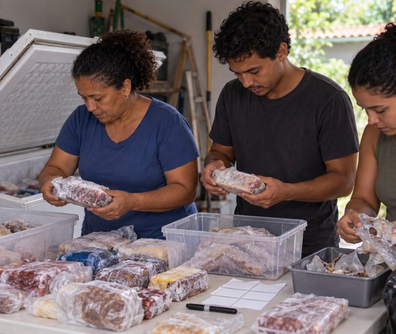Família descobre o que havia dentro de freezer antigo ligado por anos na garagem