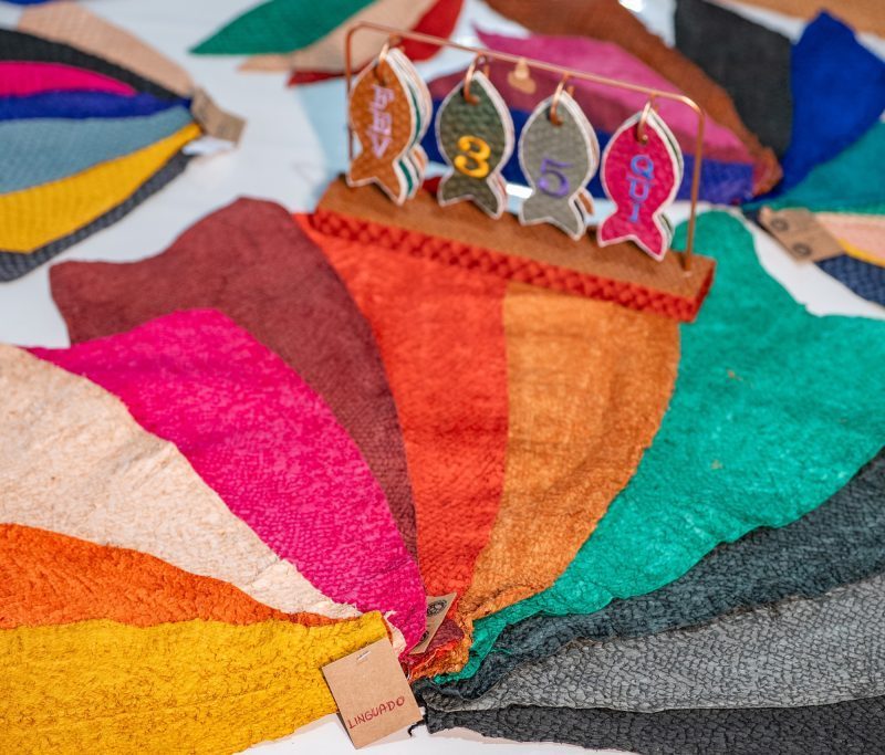 Couro de peixe de Pontal do Paraná brilha na São Paulo Fashion Week