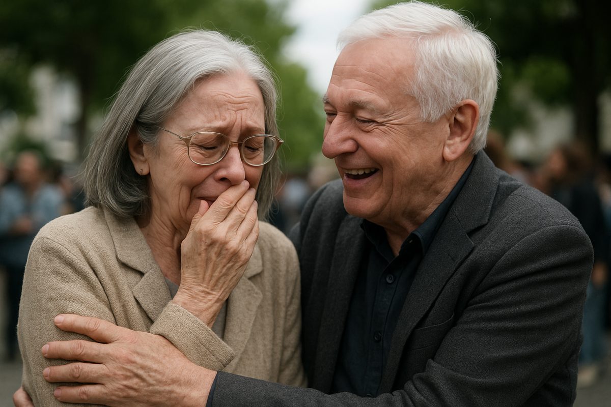 Fernanda Montenegro se emociona ao reencontrar Marco Nanini no teatro