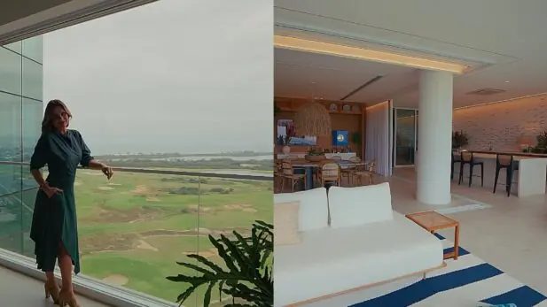 Flávia Alessandra abre as portas de apartamento cheio de brasilidade e vista maravilhosa do Rio; assista Foto: Reprodução/Casa Vogue
