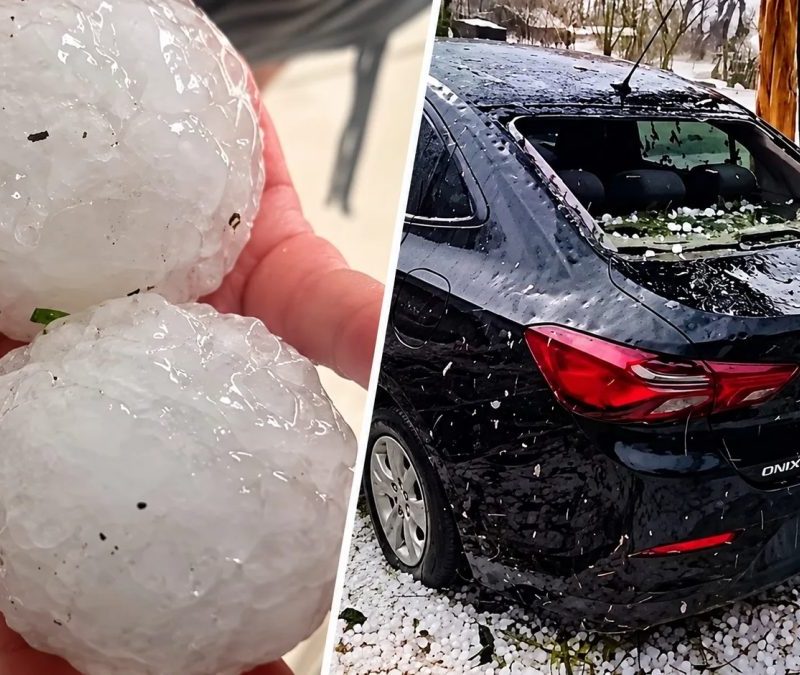 Alerta de granizo e temporais severos continua no Sul do país