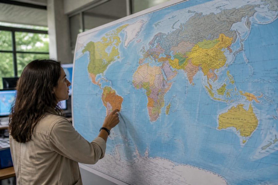 IBGE lança novos mapas-múndi com projeção Equal Earth em setembro