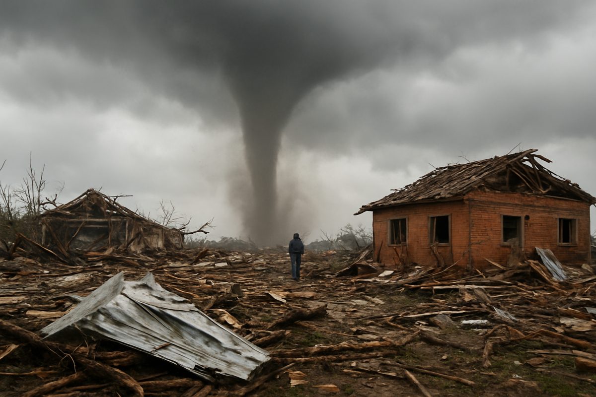 Imagens impressionantes: tornado causa destruição no Paraná