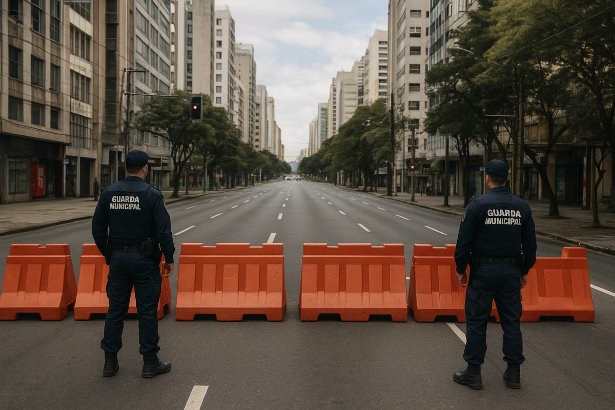 Curitiba: bloqueio total na Avenida Getúlio Vargas nesta terça-feira