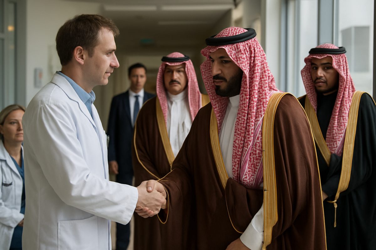 Hospital Angelina Caron recebe missão da Arábia Saudita em cirurgia cardíaca