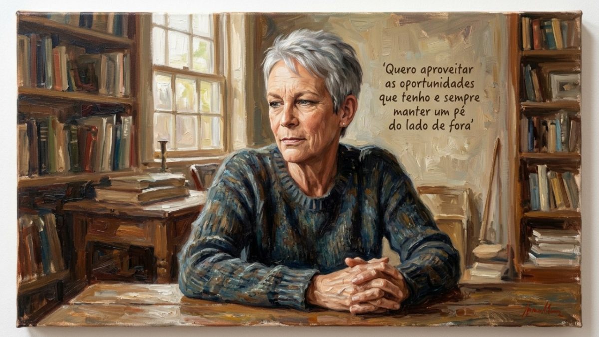 Jamie Lee Curtis, aos 67 anos, sobre saber a hora de encerrar um ciclo: “Quero aproveitar as oportunidades que tenho e sempre manter um pé do lado de fora”
