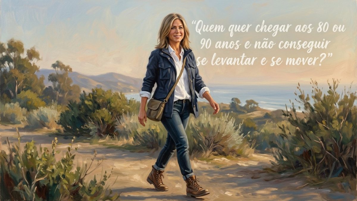 Jennifer Aniston, aos 57 anos, sobre envelhecer sem perder a mobilidade: “Quem quer chegar aos 80 ou 90 anos e não conseguir se levantar e se mover?”
