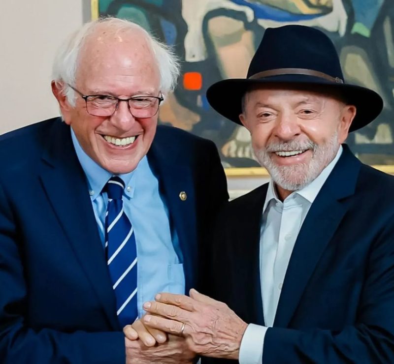 Lula e Bernie Sanders se reúnem em Nova York durante a ONU