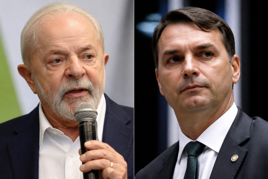 Lula lidera com 38% e Flávio Bolsonaro tem 33% nas intenções de voto
