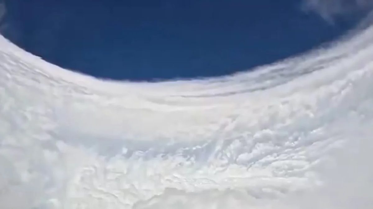 Meteorologistas chegam ao olho do furacão monstro Polo; veja o vídeo