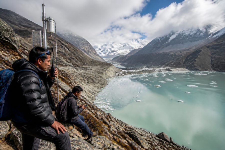 Nepal em alerta: monitoramento de lagos para evitar enchentes