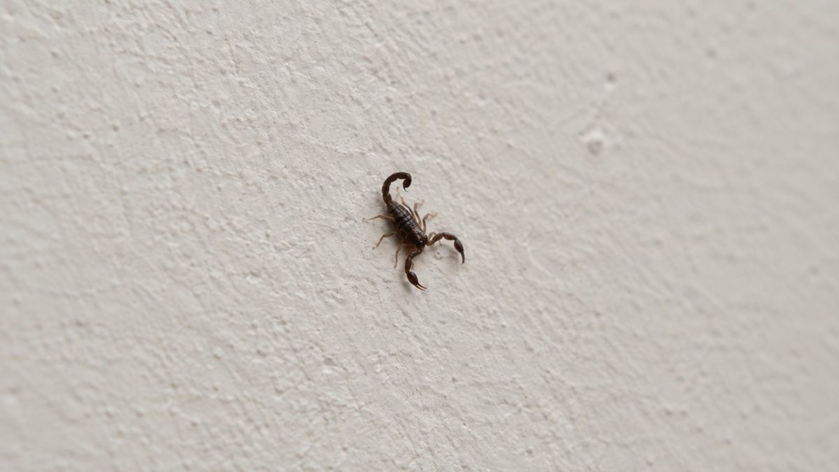 como identificar escorpião na parede e evitar riscos em casa