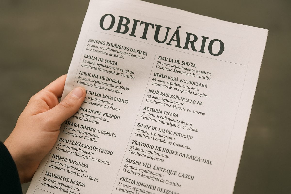 Falecimentos e sepultamentos em Curitiba: atualizações de 8 de setembro