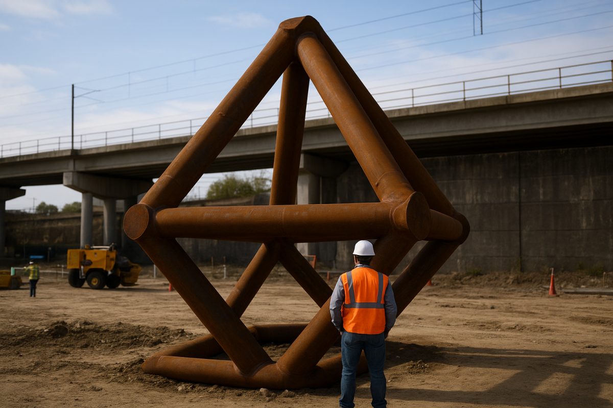 Estação-tubo Eufrásio Correia: estrutura de 44 toneladas será instalada esta semana