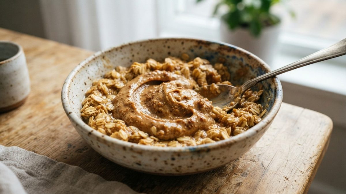 Pasta de amendoim com aveia não serve apenas para dar sabor: a combinação acrescenta proteínas, fibras e gorduras insaturadas e deixa o café da manhã mais completo