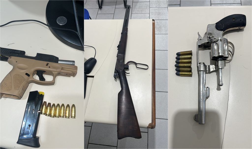 ​PCPR apreende armas e munições após homem ameaçar ex-companheira e cunhado