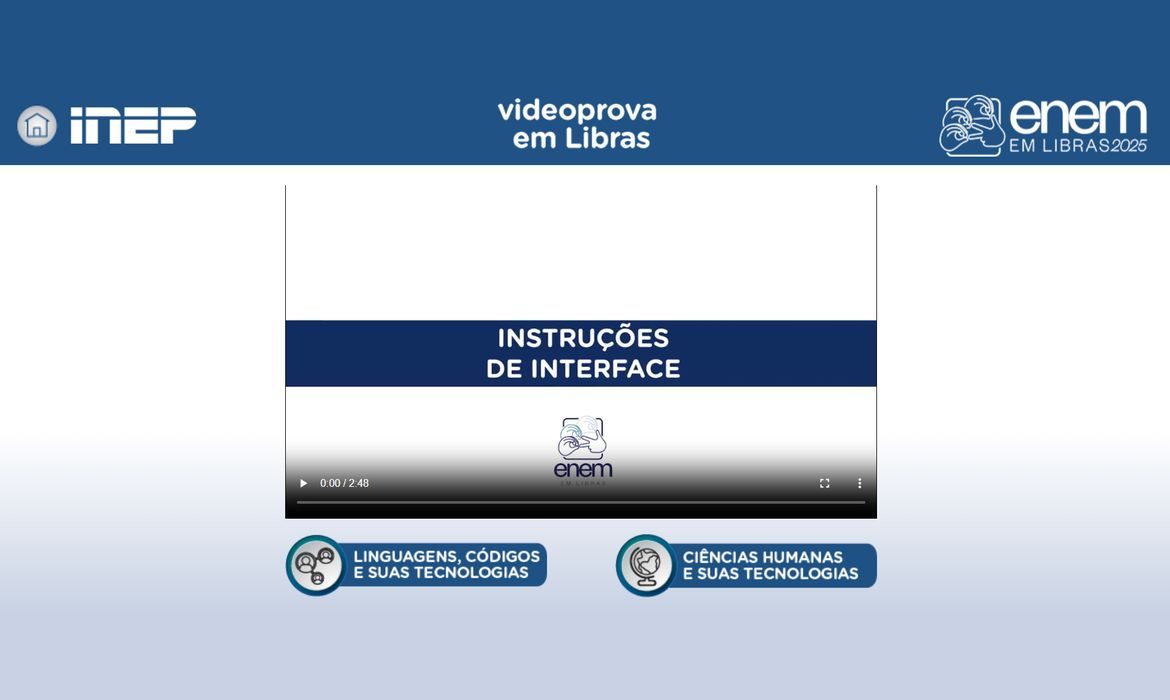 Plataforma Enem Libras ganha atualização com provas de 2017 a 2025