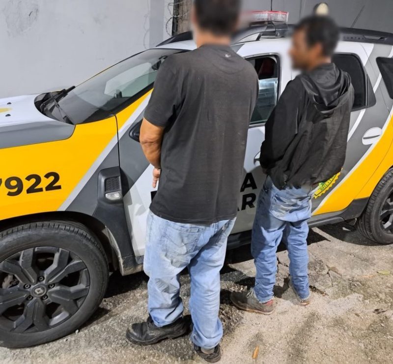 Três foragidos da Justiça são capturados pela PM em Antonina