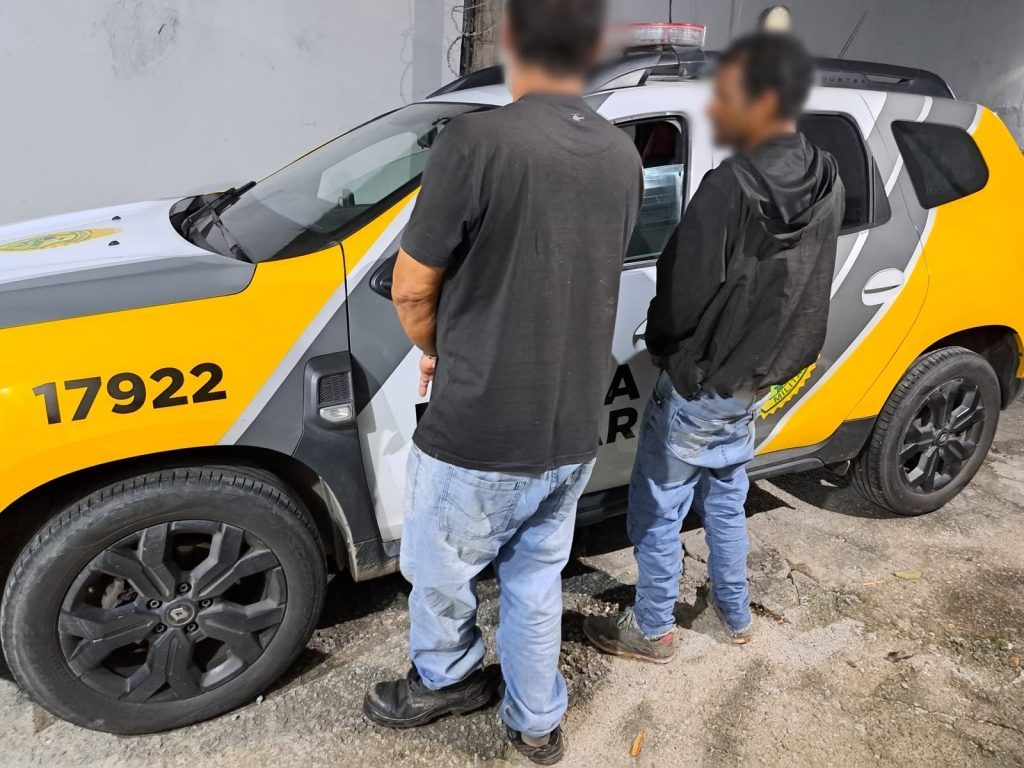 PM prende três homens procurados pela Justiça em Antonina