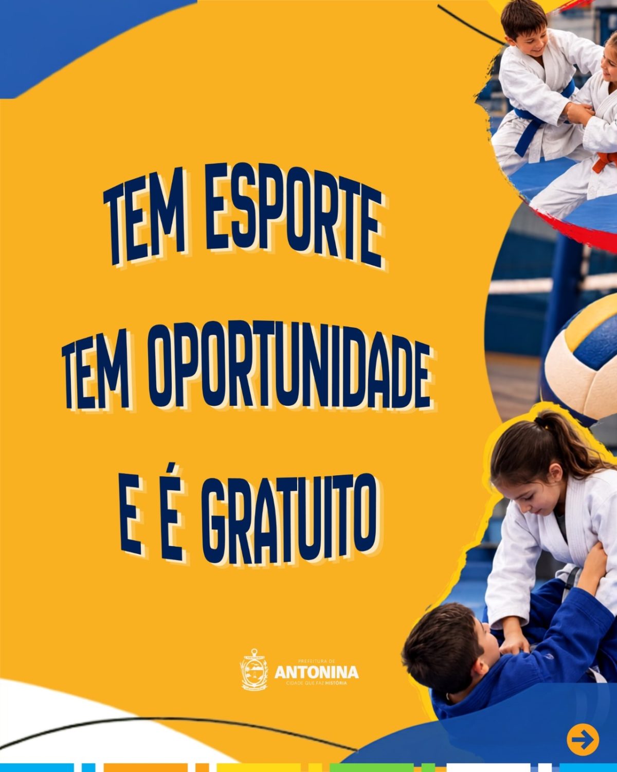 Antonina abre vagas para aulas esportivas gratuitas