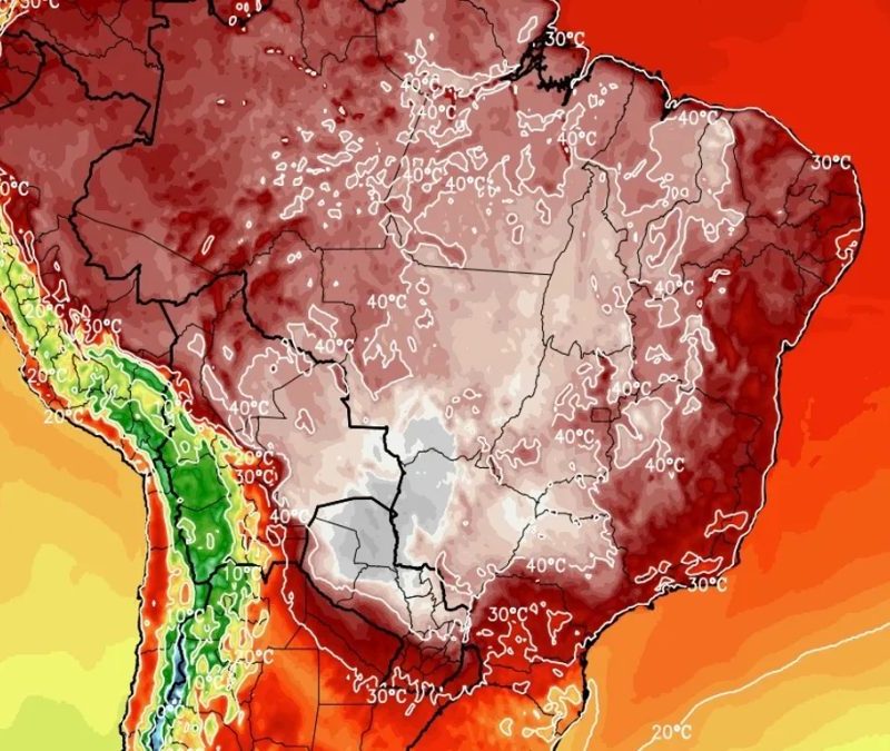 El Niño traz onda de calor intensa ao Brasil com termômetros a 45ºC