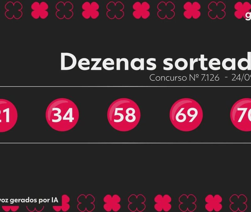 Quina 7126: veja os números sorteados e prêmio acumulado