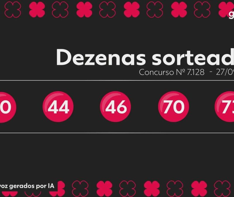 Quina 7128: confira as dezenas sorteadas e o prêmio acumulado