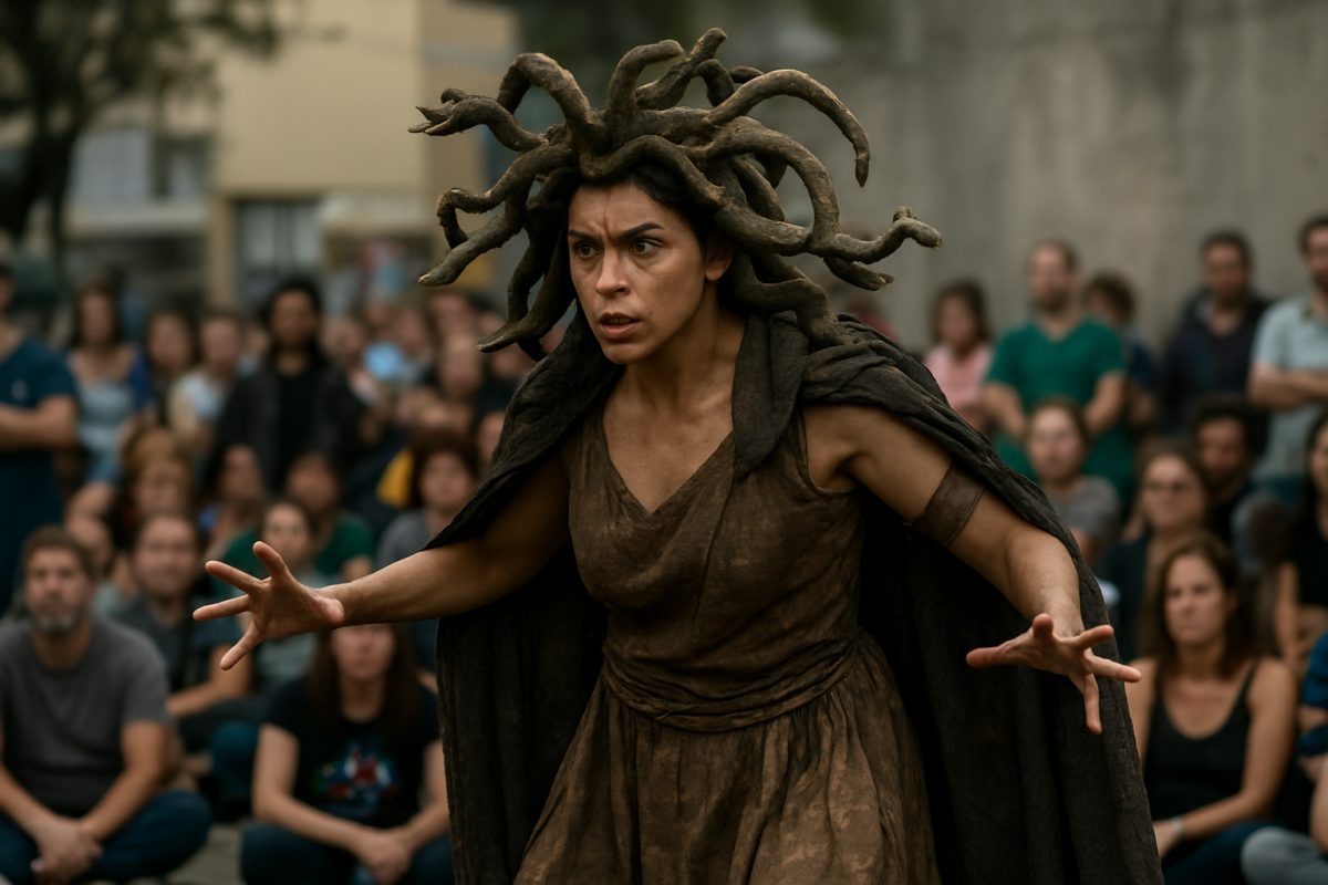 Drolmas: a nova visão do mito de Medusa em Curitiba