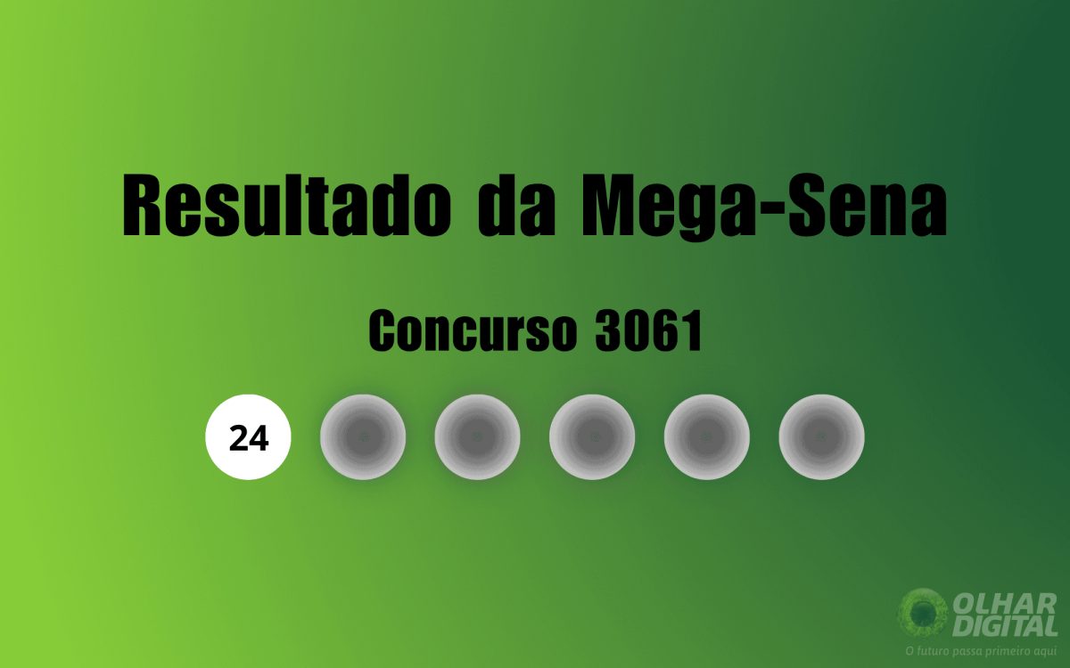 Resultado da Mega-Sena de hoje: veja números e ganhadores do concurso 3061 (terça, 22/09)