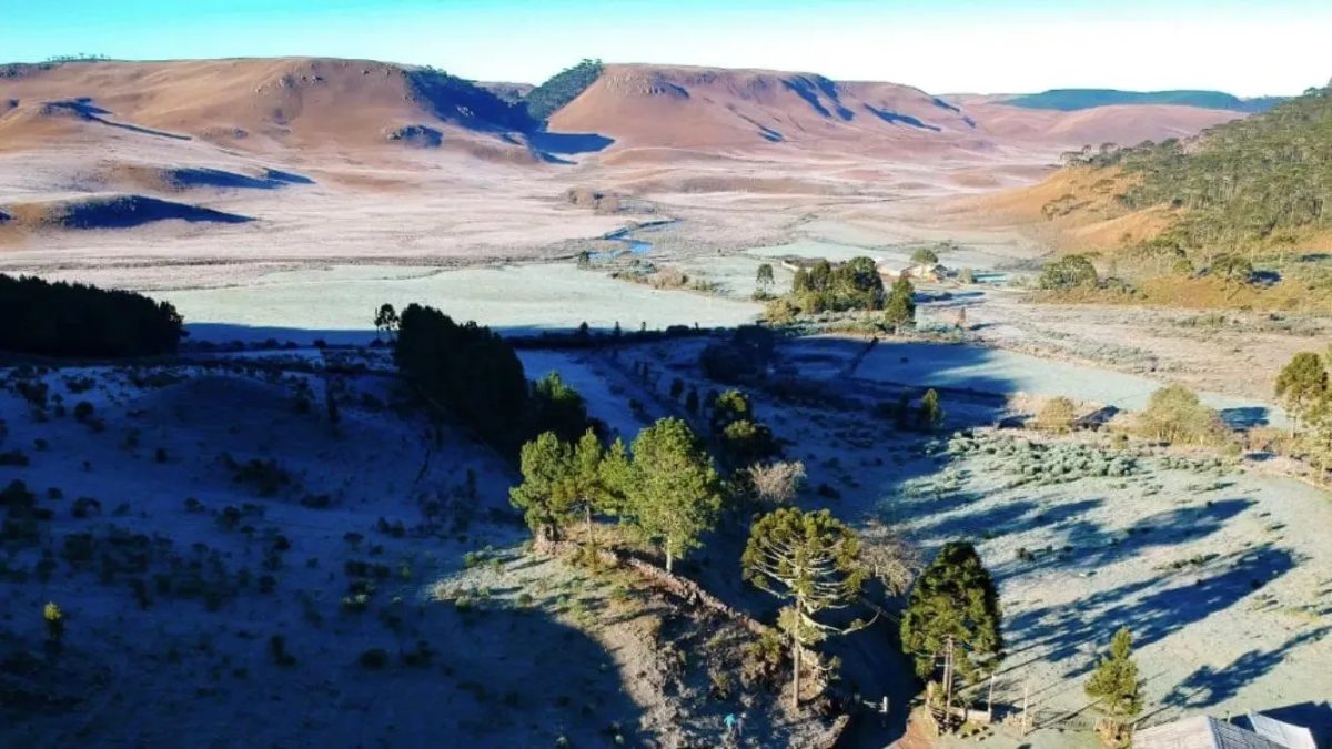 Rio Grande do Sul registra terceiro dia consecutivo com frio abaixo de zero