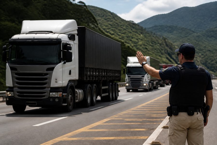Rodovias do Paraná terão restrição para veículos pesados no feriado