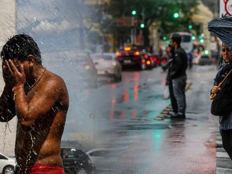 Semana de alto risco terá onda de calor, tempestades e chuva excessiva