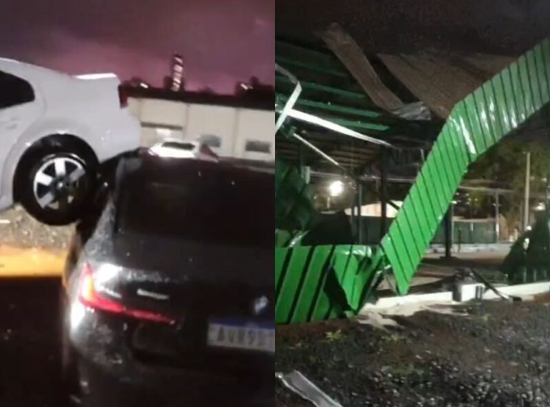 Temporal em Francisco Beltrão foi causado por microburst, diz Simepar