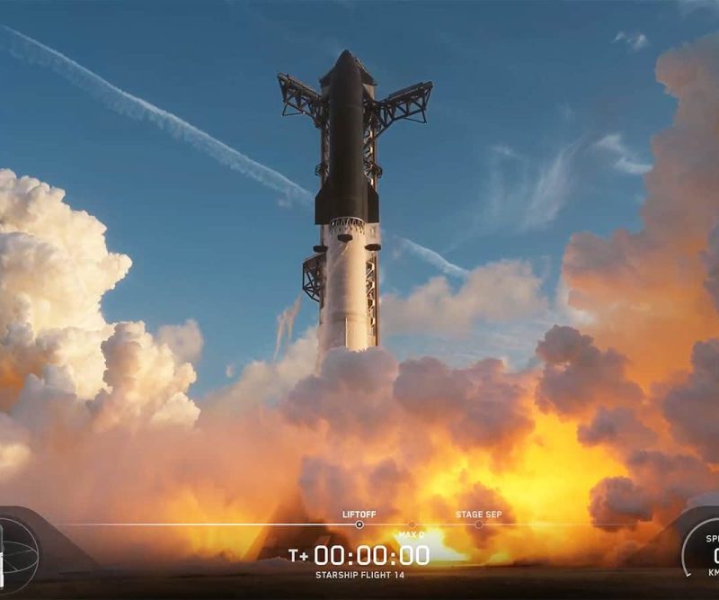 Starship atinge a órbita terrestre em novo teste histórico da SpaceX
