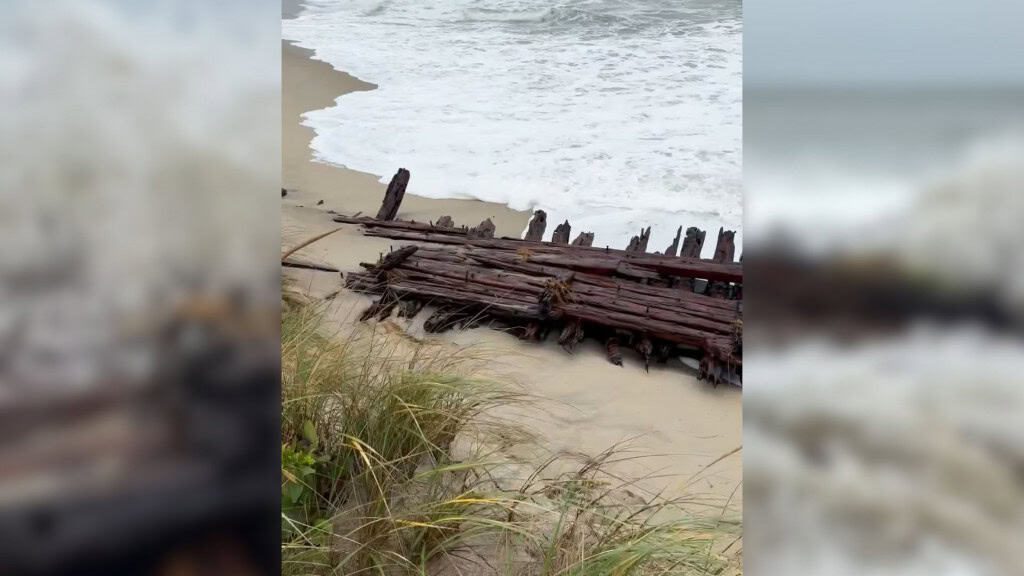 Tempestade pode ter desenterrado restos de navio que naufragou há 140 anos