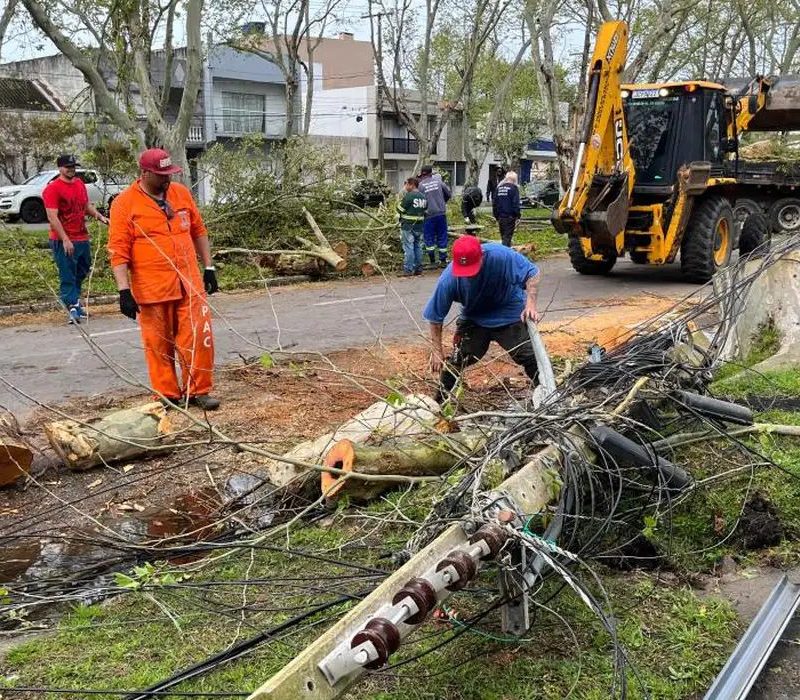 Temporais no Rio Grande do Sul deixam mais de 700 desabrigados