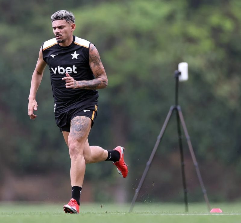 Tiquinho Soares e Matheus Martins voltam antes aos treinos no Botafogo