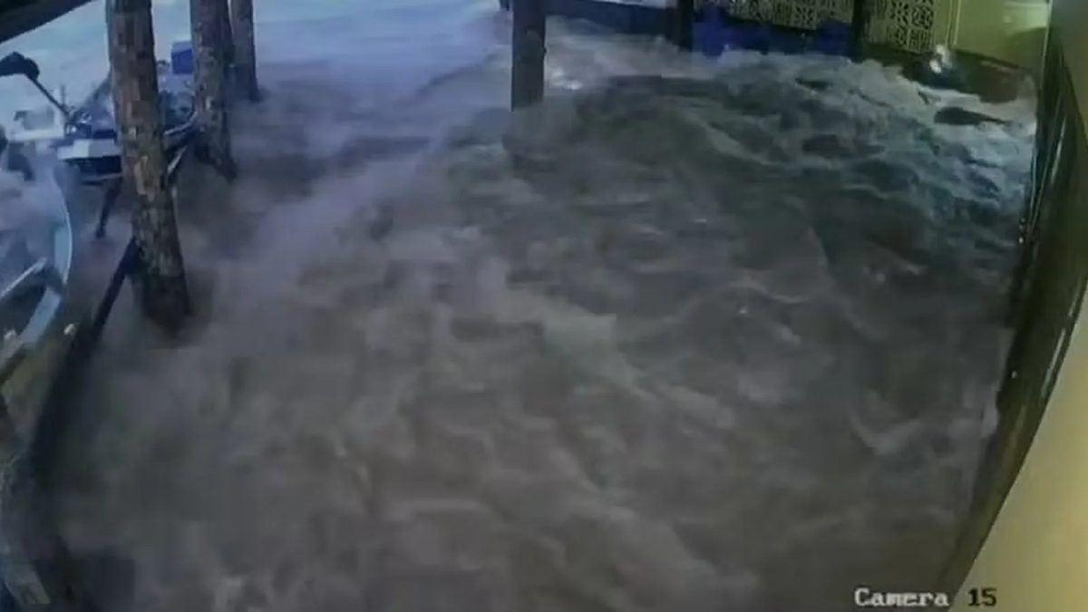 Tsunami meteorológico atinge dois estados do Sul do Brasil