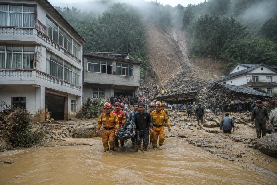 Deslizamento de terra na China deixa 1 morto e 11 desaparecidos