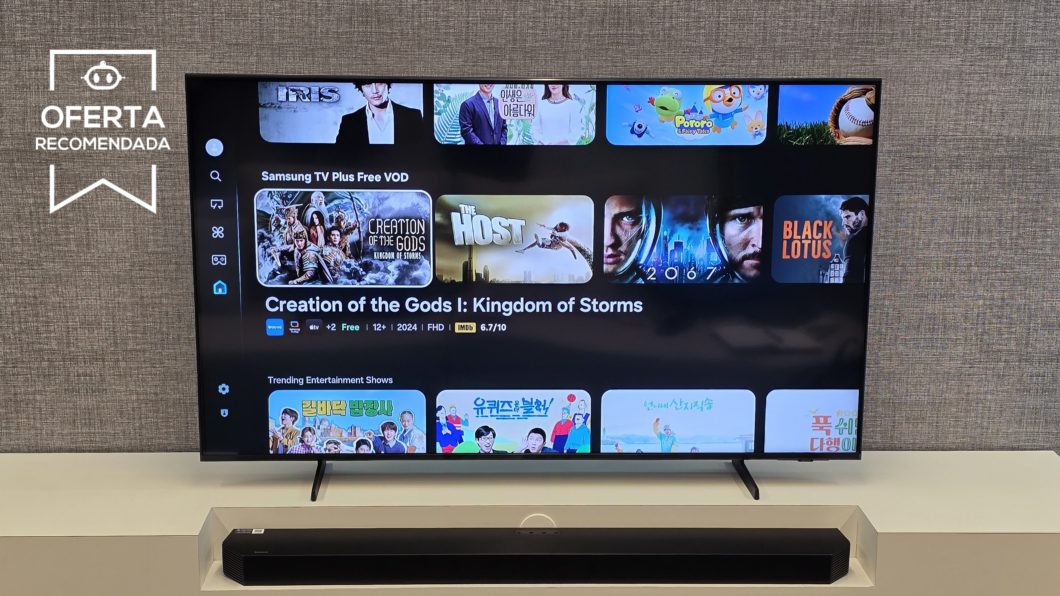 TV QLED Samsung 50″ com Vision AI fica mais de R$ 1 mil mais barata