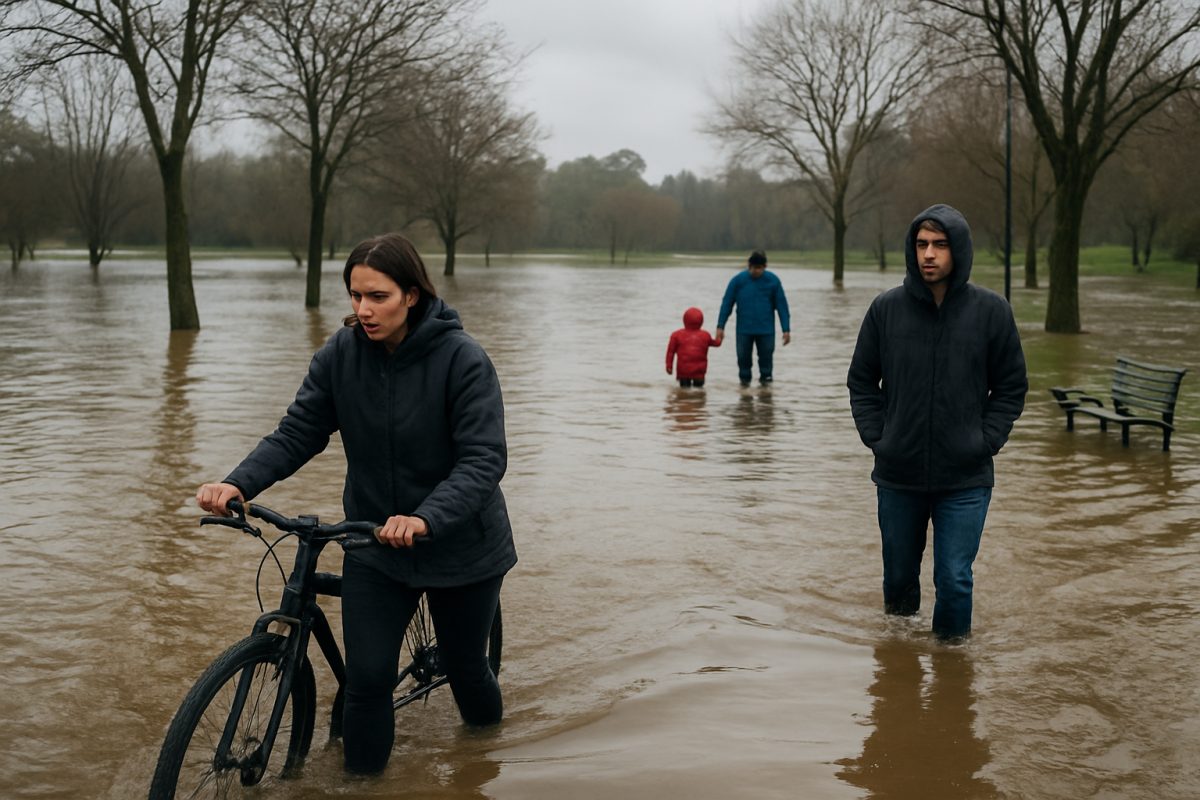 Veja fotos! Parques Barigui e Tingui ficam alagados após chuva forte em Curitiba; entenda por que isso acontece