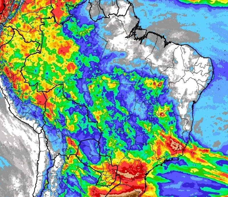 Veja onde mais vai ter chuva no Brasil nesta semana