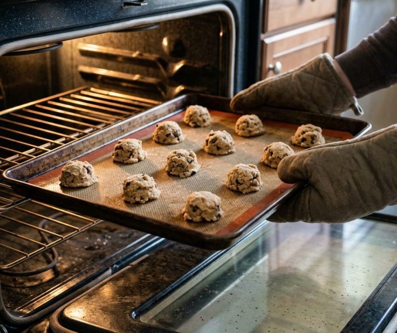Tapete de silicone para forno substitui o papel-manteiga